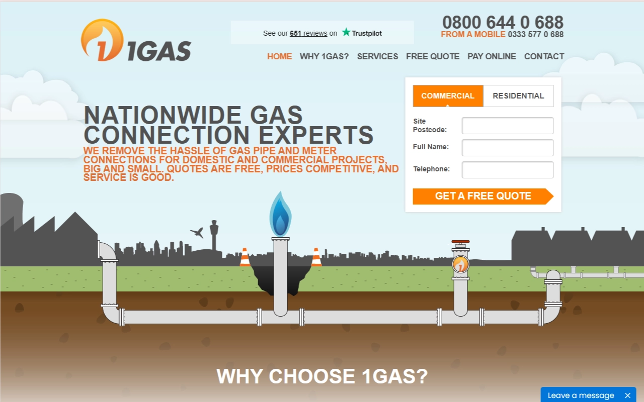 1Gas Connections Case Study