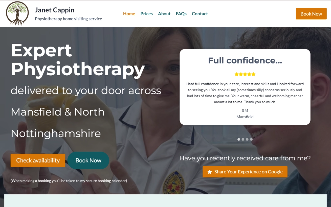 Janet Cappin Physiotherapy Case Study